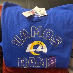 Los Angeles Rams Men’s Vamos ( Let’s Go) T-Shirt Size XXL